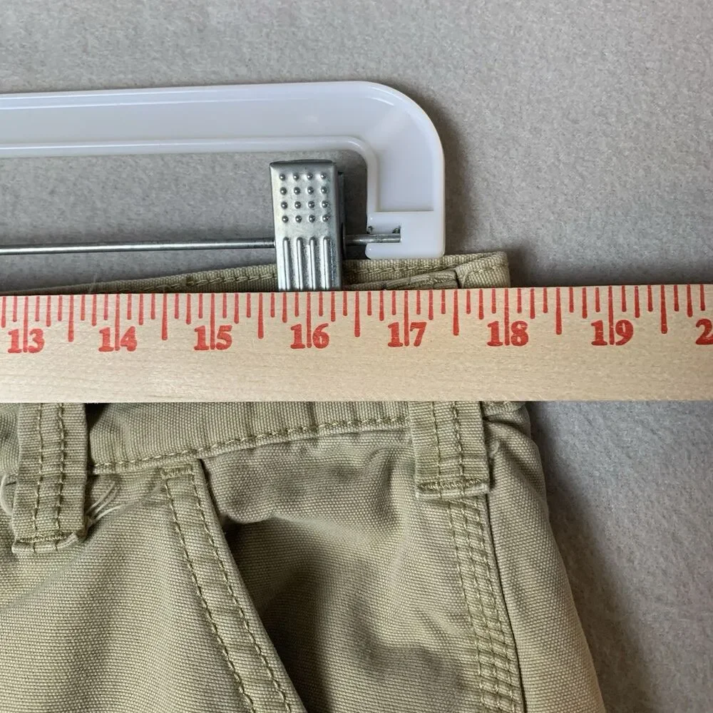 Carhartt Shorts Men 38 Beige Cargo Relaxed Fit Workwear Painter Dadcore Casual - Picture 7 of 7